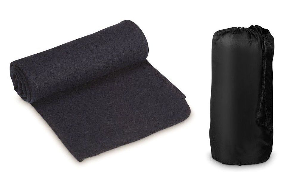 Cuddly Cosy Fleece Knee Blanket with Nylon Storage Bag Shop Today