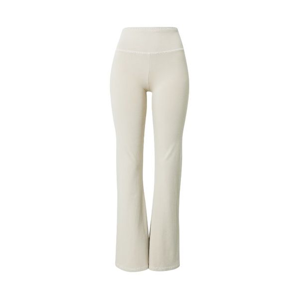 Women's High-Waist Hip-Lifting Flared Yoga Pants - Ivory