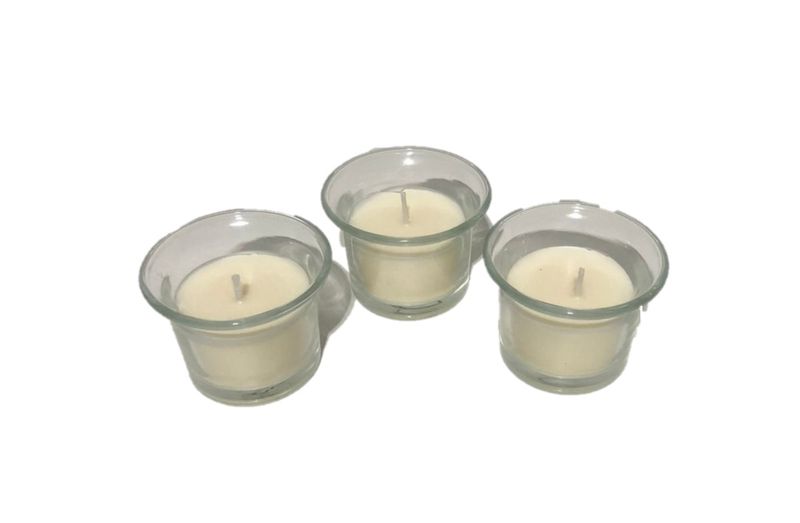 3 pcs Fragrance Candles White