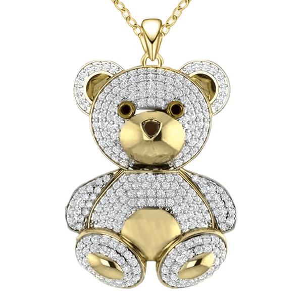 Cartoon Bear Pendant Necklace