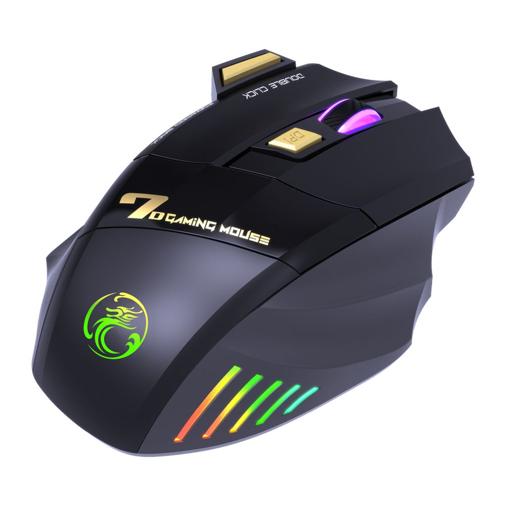 iMice GW-X7 Rechargeable RGB Wireless Mouse | Shop Today. Get it