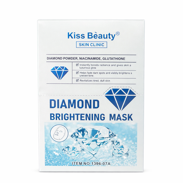 Kiss Beauty Diamond Brightening Sheet Mask 30ml (12 Pack)