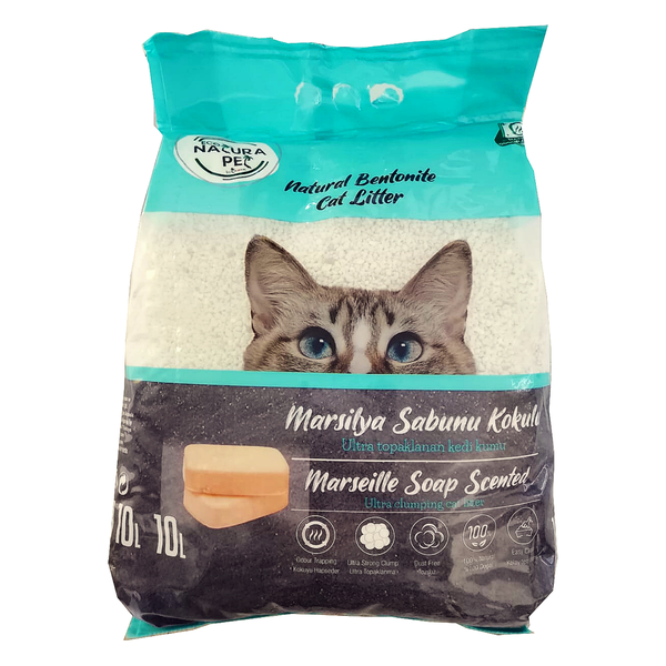 Cat Litter 5-Liter Marseille Soap Scented Bentonite (fine grained)