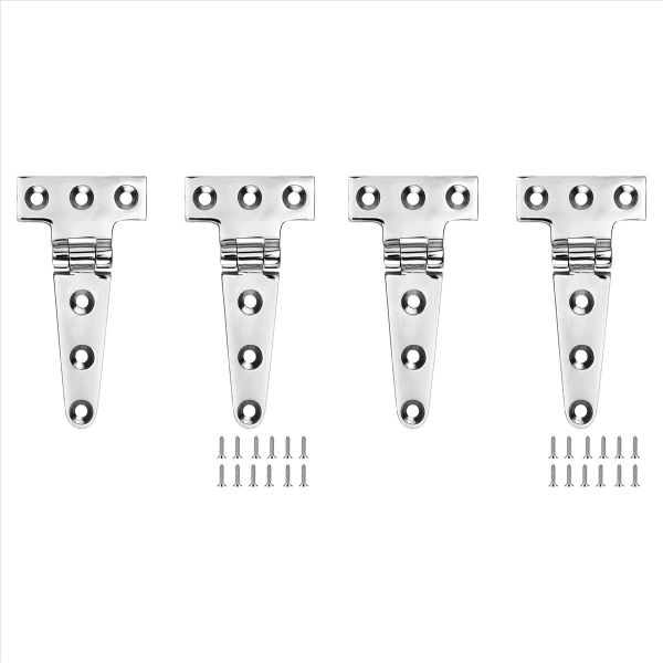 Marine Grade T Hinges Boat Hinges 4 Inch X 2 Inches No Noise