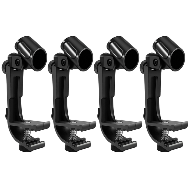 4 Pcs Microphone Clip Drum Clip Shockproof Microphone Clip Microphone Stand
