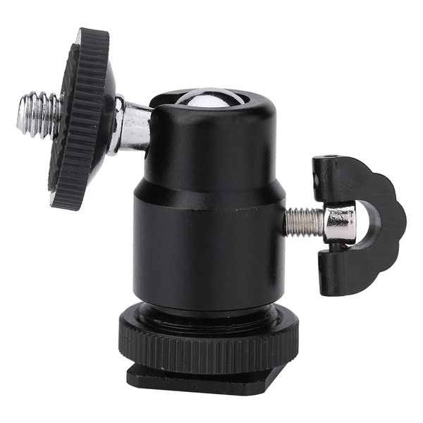 1/4" Mini Ball Head Hot Shoe Adapter