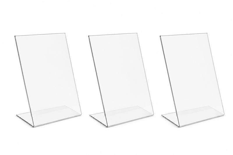 Acrylic T-Menu Stand (Pack of 5)