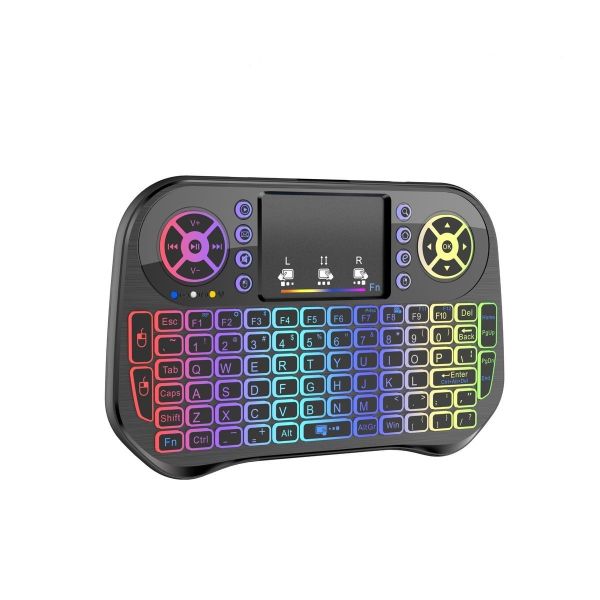 Mini Wireless Keyboard - Dual Mode BT &amp; 2.4G, Rechargeable, Portable