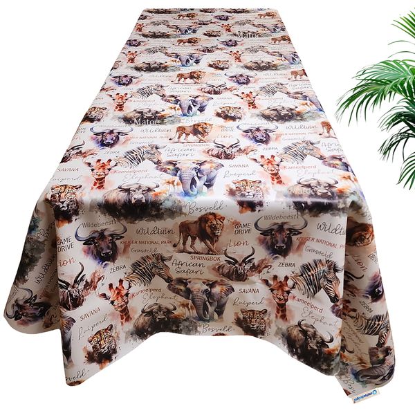 Matoc Designs Tablecloth - Vinyl - Wildlife