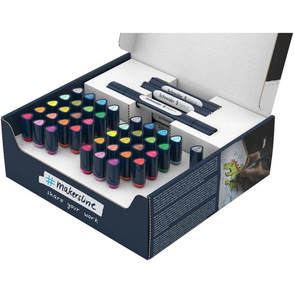 Schneider Twinmarker Paint-It Pen &amp; Brush Pen Set