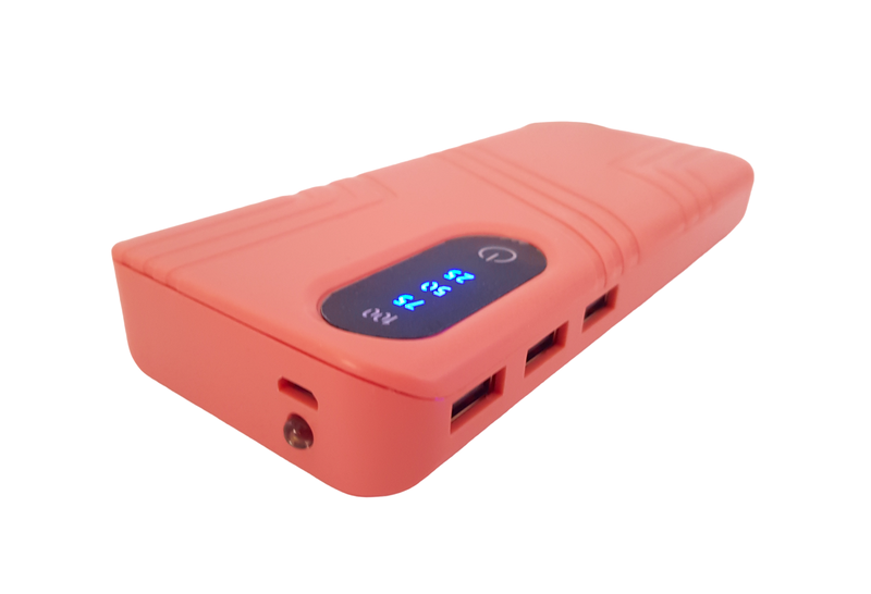 10 000 mAh Mobile Power Bank with LED Light