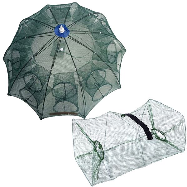 Camping Fishing Crayfish Crab Pots Set of 2