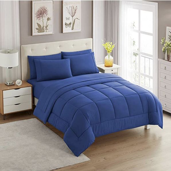 5 Piece Luxury Breathable Comforters Set - Queen