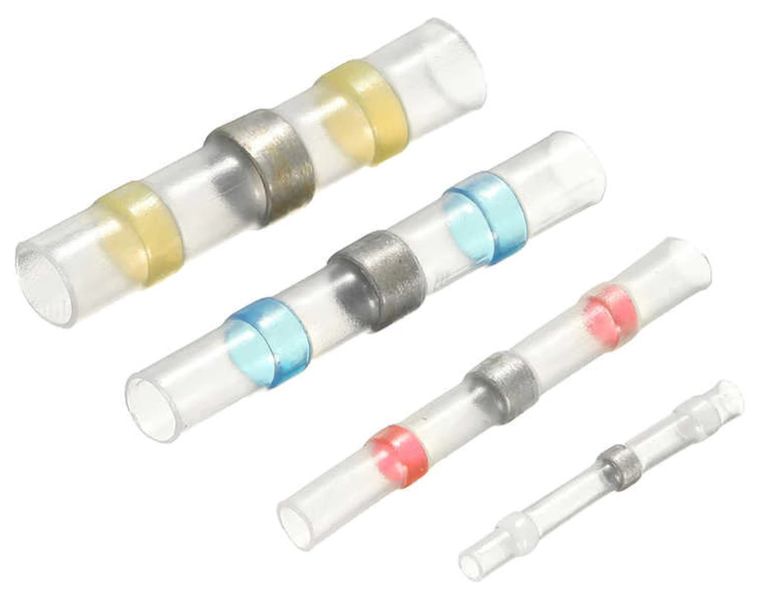 55 Piece Waterproof Self Solder Heat Shrink Electrical Connector Assortment