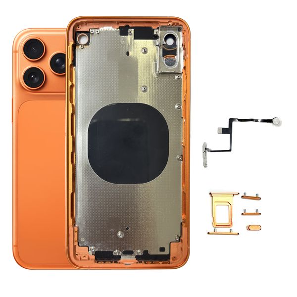 Back Housing DIY Kit Compatible with iPhone XS Max to 17 Pro Max Conversion