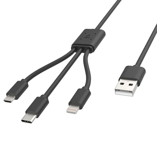 Intouch 3 Prong Cable Blk