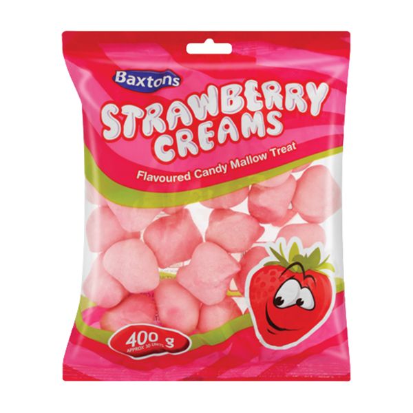 Baxtons Strawberry Creams - 2 x 400g