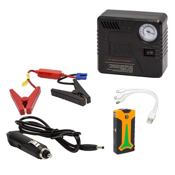 12V Multi-Functional Jump Starter With LED Light And Powerbank