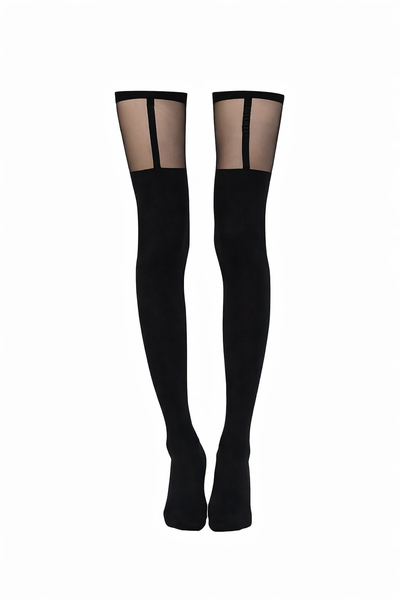 1PC Women's Fashion Faux Suspender Tights