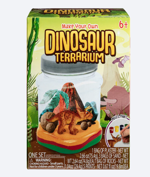 Build Your Own Dinosaur World with the Miniature Terrarium Kit!