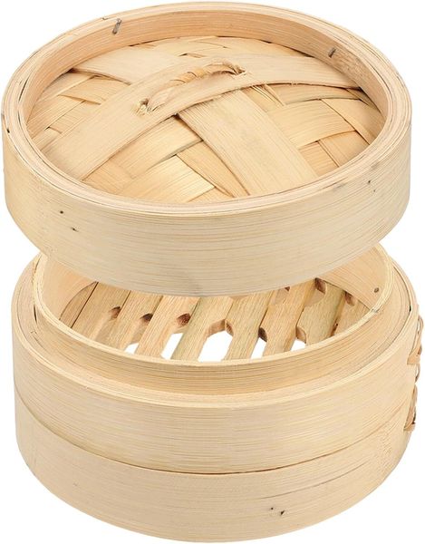 Food Basket with Lid 13cm Multi-functional Household Steamer