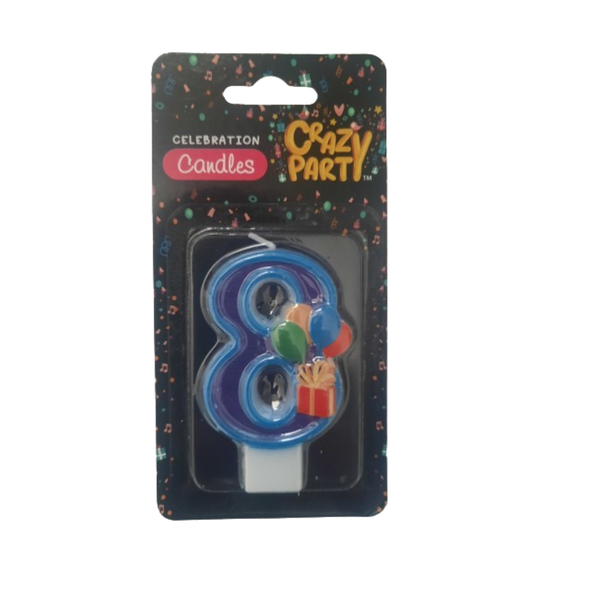 Happy Birthday Candles - No 8