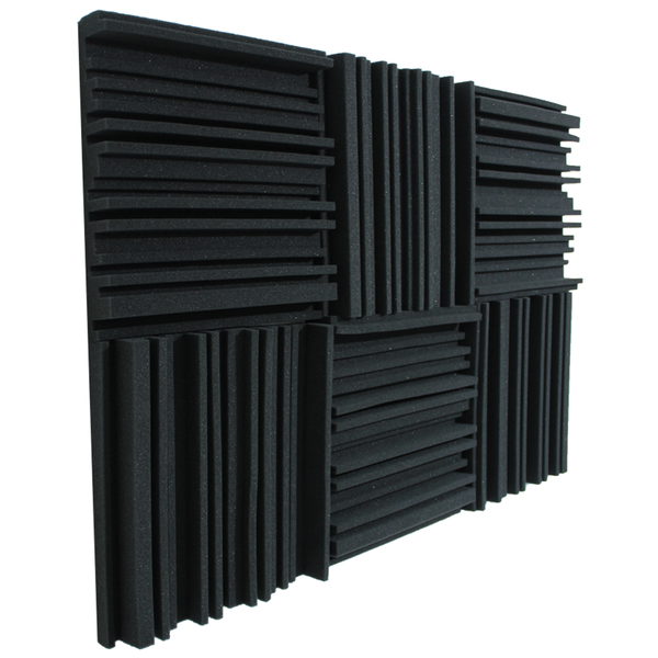 Metro Acoustic Sound Foam Panels - Black - 6 Pack