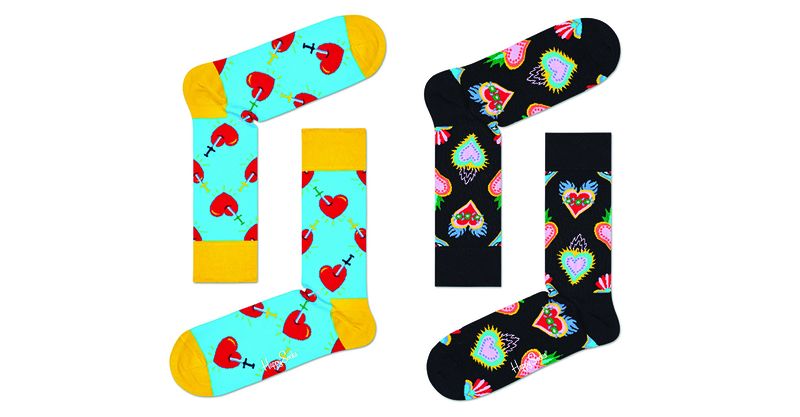 Happy Socks 3 Pack I Love You Socks Gift Set - Multi colour