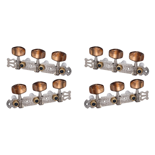 2 Pieces 1 15 Classical Silver Guitar Tuner Tuning Machine Heads Keys
