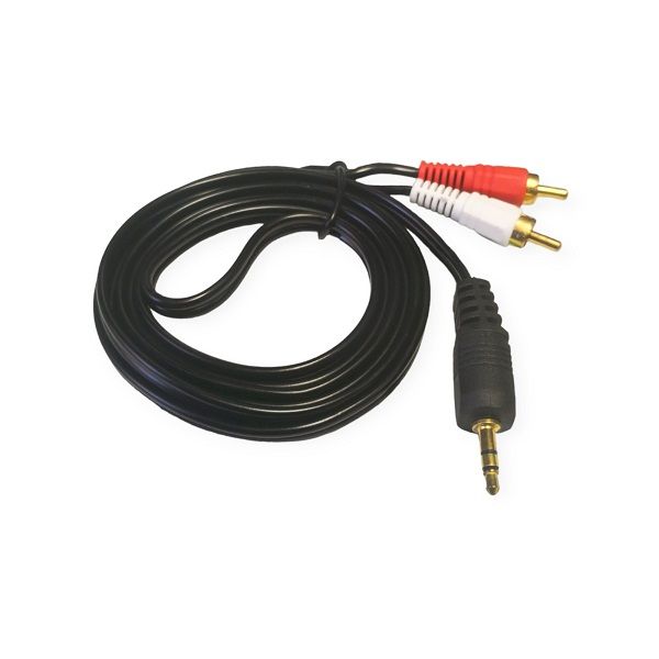 SE-L164 3.5mm Jack to 2 Male RCA Cable 1.5m