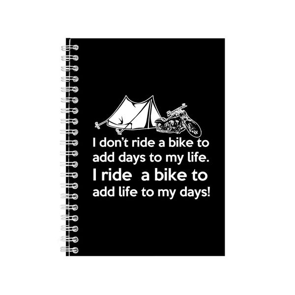 Biker Notebook Biking Gift Idea Writing Book Notepad Pad 31