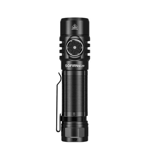 Sofirn SC29 Rechargeable Flashlight - 3000 Lumens, 142m Throw