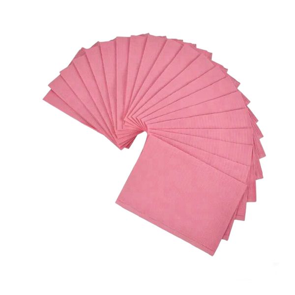Disposable Manicure Table Mat Paper/Dental Bib 20 Pieces