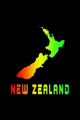 New Zealand Notebook: Beautiful New Zealand Map Notebook with 120 squared pages in Trim size 15,24 x 22,86 cm (6" x 9")