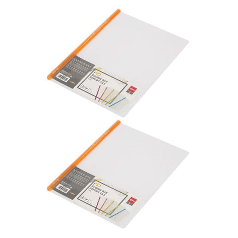 Deli - Orange Slide Binder, 200 Micron, 5 Pieces - 2 Pack | Shop Today ...