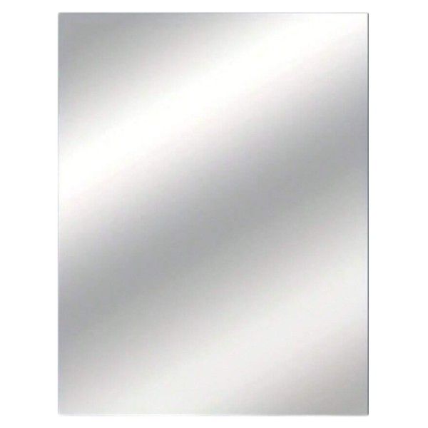 10 Piece Self-Adhesive Acrylic Mirror Wall Stickers - Silver - 10 x 15cm