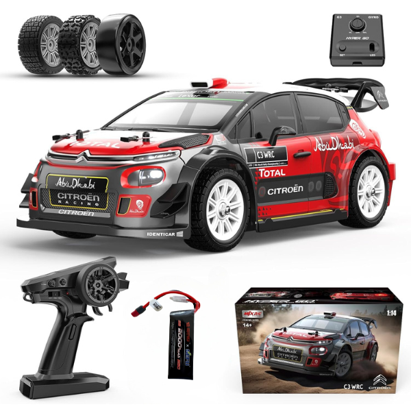 MJX Hyper Go 14303 1/14 Brushless Rally/Drift Car with Gyro with 3S Battery