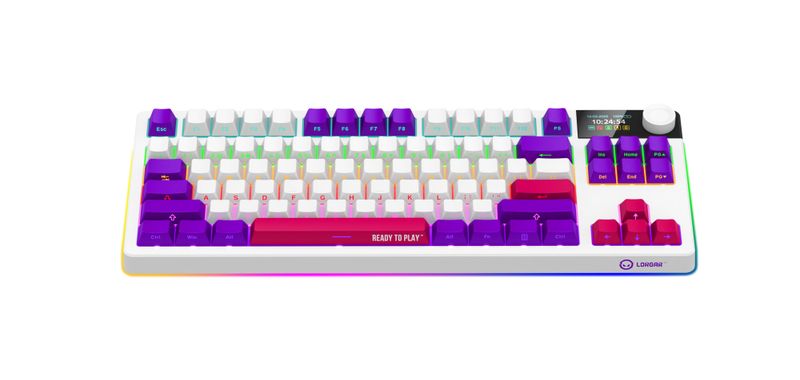 Lorgar Kbp70tklw Wireless Mechanical Gaming Keyboard Pro White