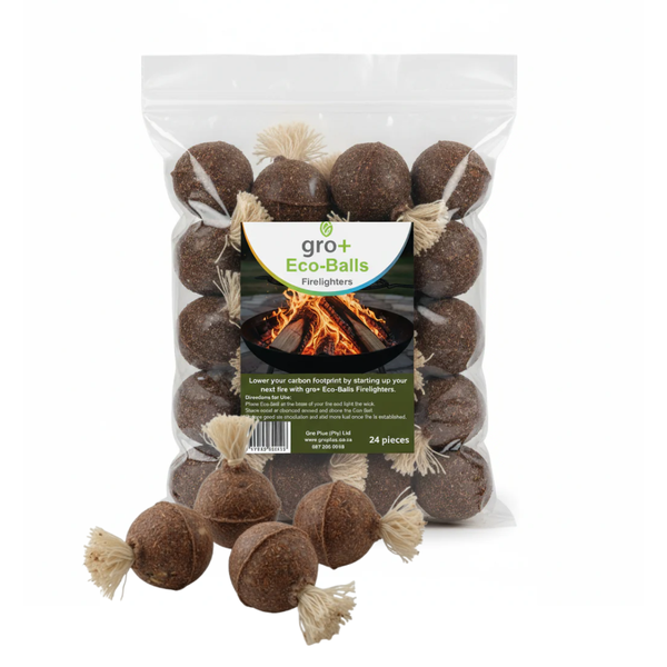 gro+ Eco-Balls Firelighters 24-Pack