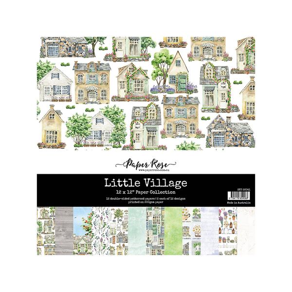 Paper Rose Little Village 12x12 Paper Collection