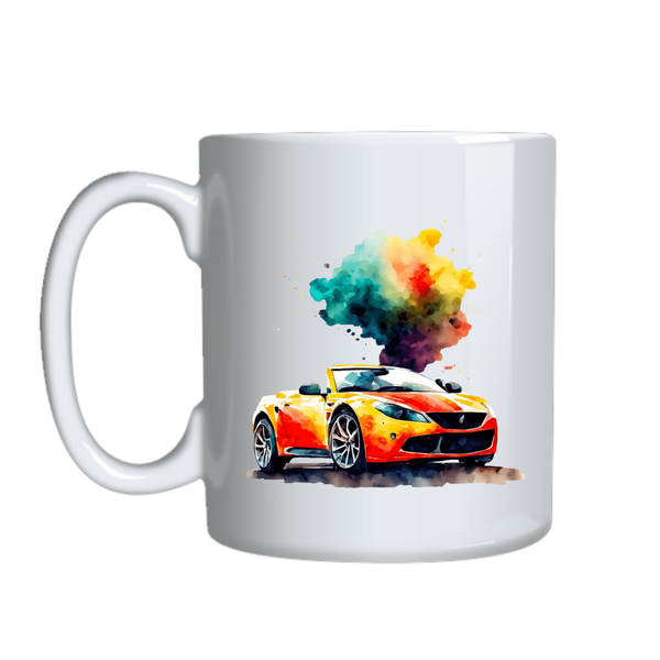 Sports Car 8 Lovers Coffee Mug for Men Trendy Graphic Cup Design Present020