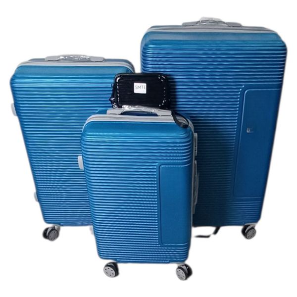Galaxy G 4-Piece Hard Shell Luggage Set - Blue