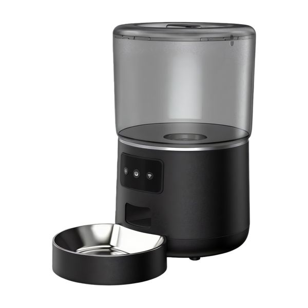 Automatic Cat Feeder, 4l, 2.4g Wifi App-Controlled, Timed Cat Feeder