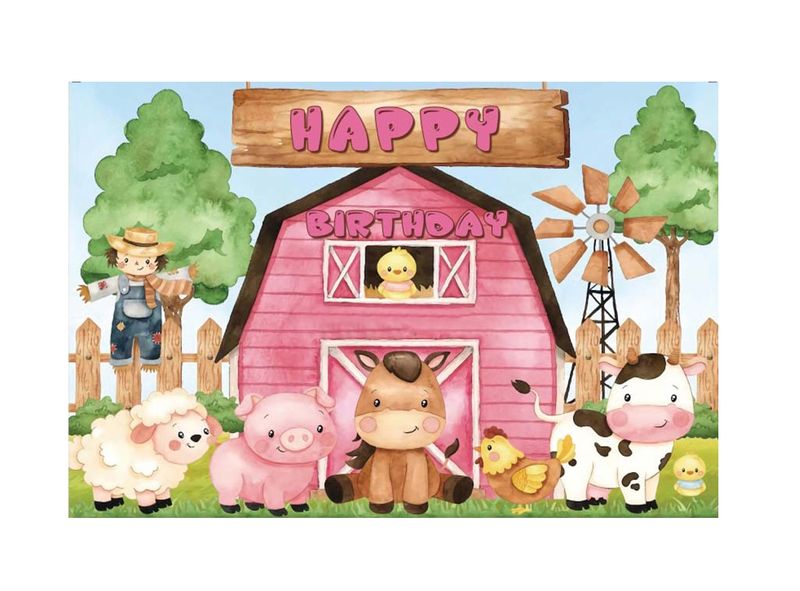 Small Kids Birthday Party Table and Photography Backdrop (Wild One)