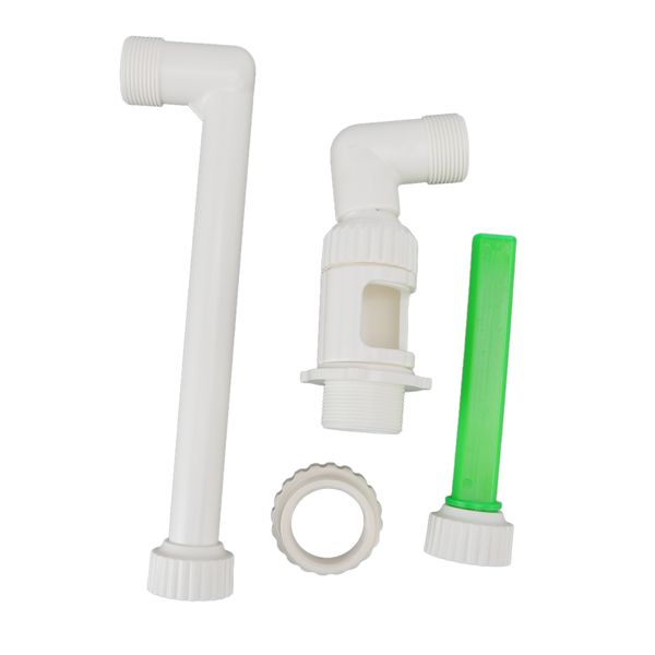 Adjustable Fluorescent Pool Fountain Adapter (G1 1/2 to G2)
