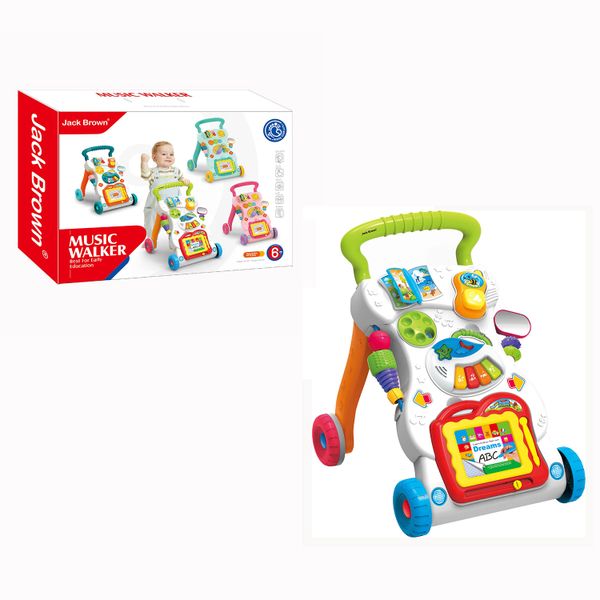 Jack Brown Multifunctional First Steps Baby Walker Toy - Green