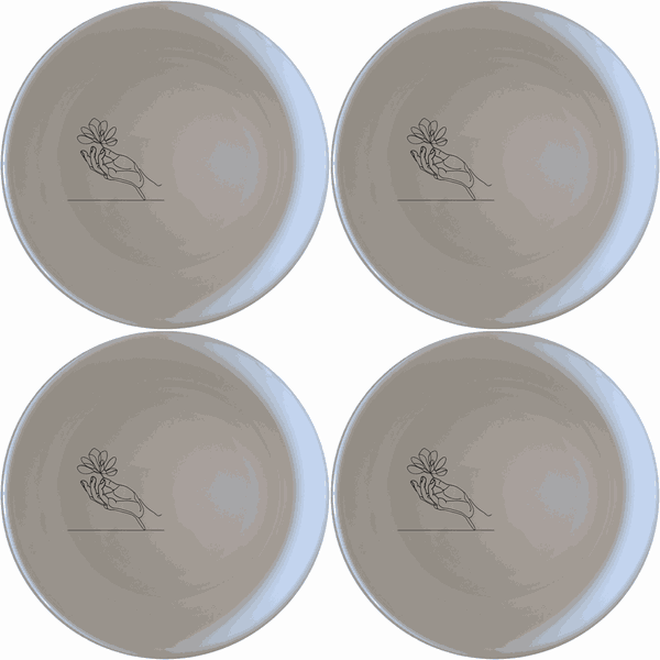 Drawing Hand Bowl Set of 4 - Range 2
