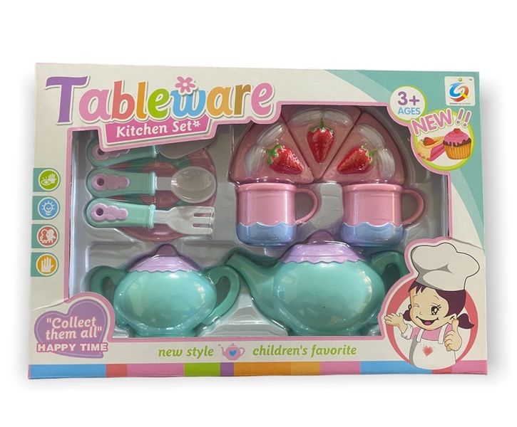 Pretend Play Tea Set for Little Girls