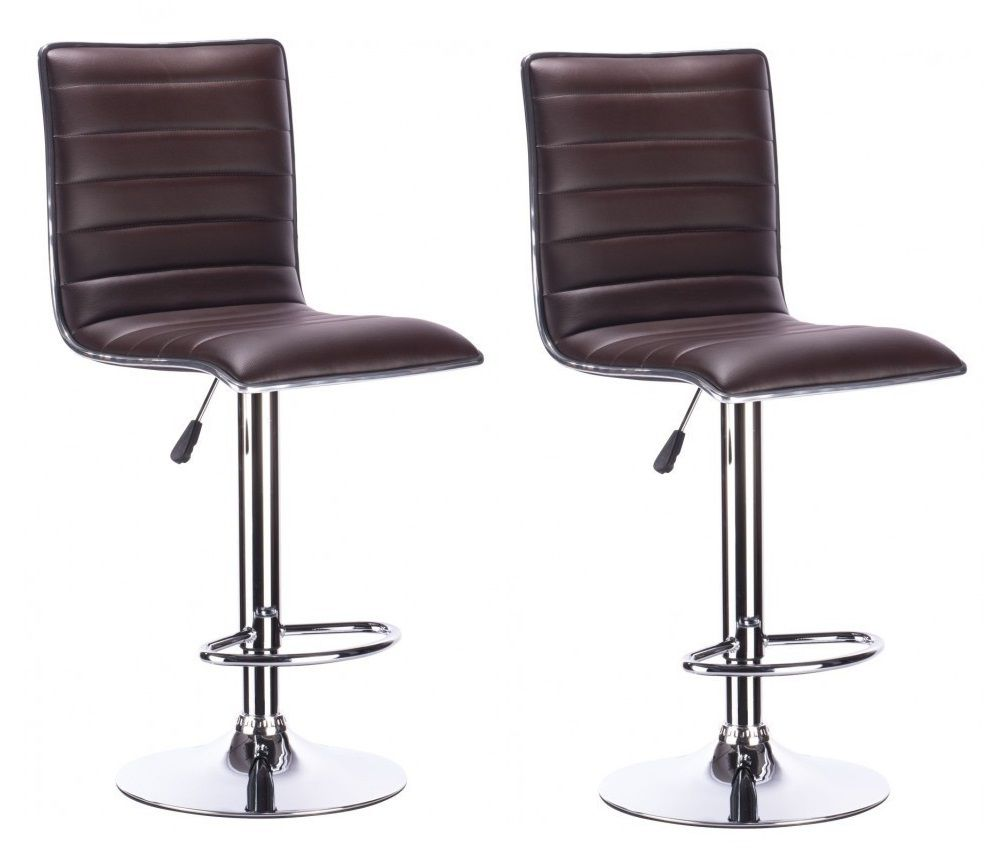 Chrome Base PU Leather Bar Stools Shop Today. Get it Tomorrow