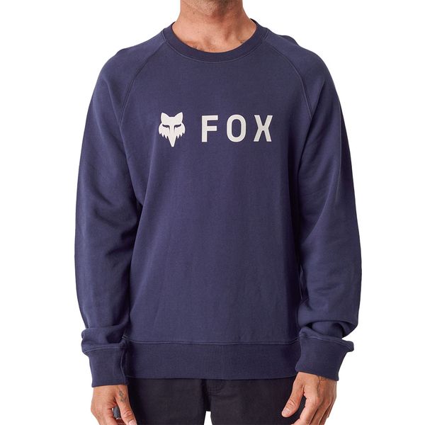 Fox-Mens-Absolute Pullover Crew-Navy